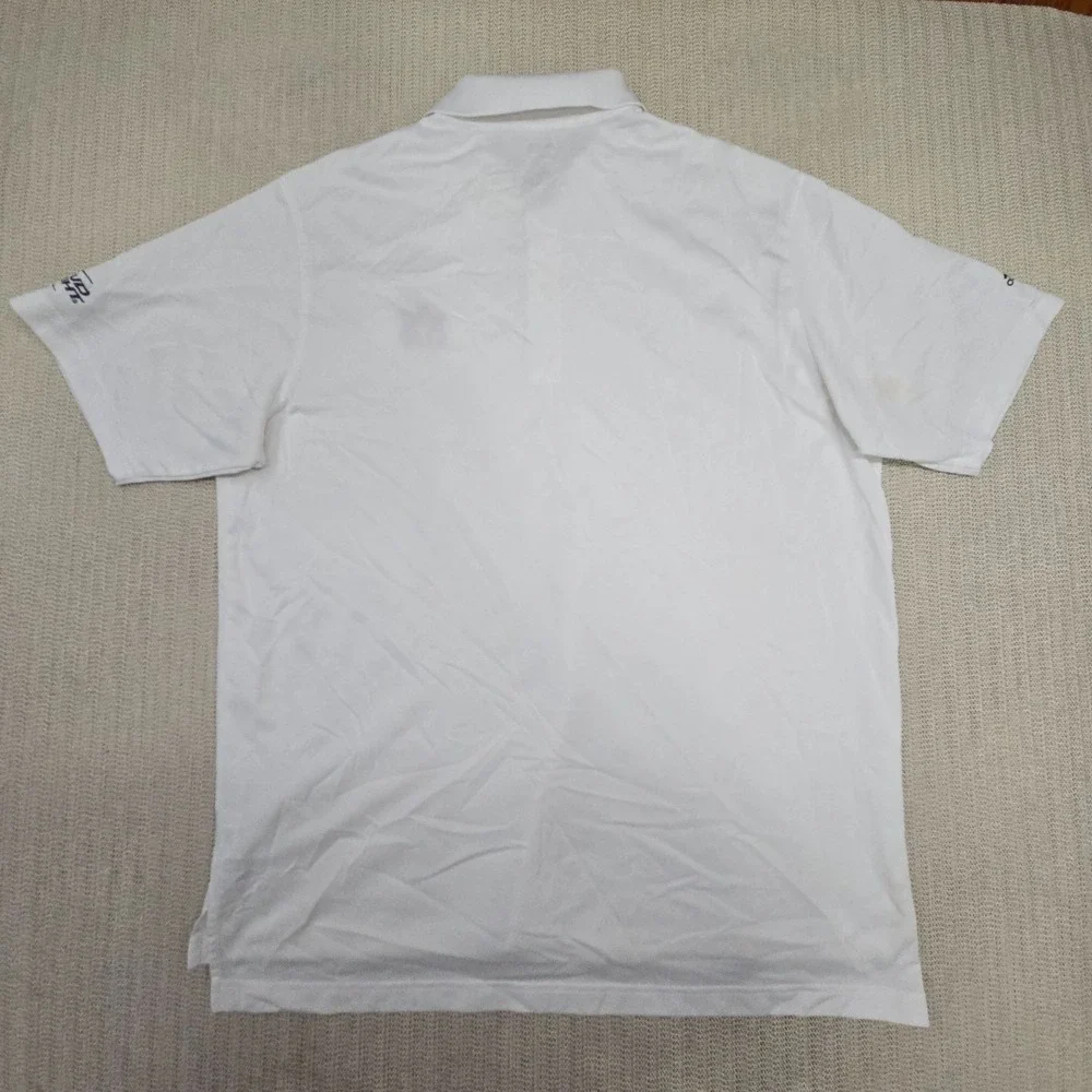Adidas Golf Auburn Tigers Shirt Polo Shirt Men XL White SEC Football Lightweight